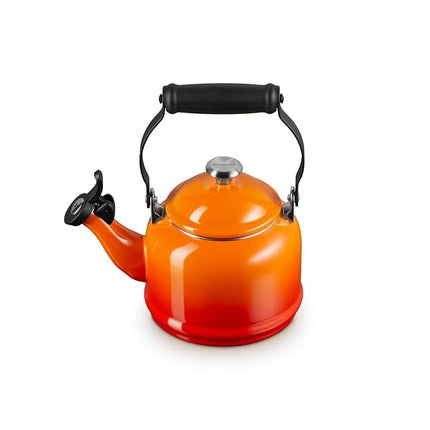 Le Creuset Enamel On Steel Demi Tea Kettle, 1.25 qt., Flame