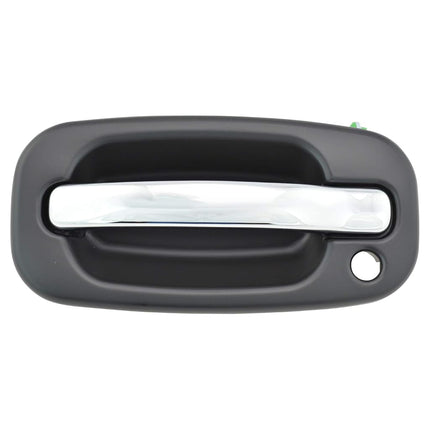 TRQ Chrome/Black Door Handle Left LH Front Exterio