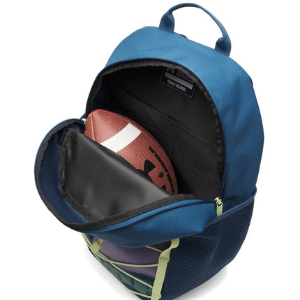Under Armour Hustle Sport 6.0 Backpack, (498) Wham Blue / Wham Blue / Fade Green, One size, Hustle Sport 6.0 Backpack