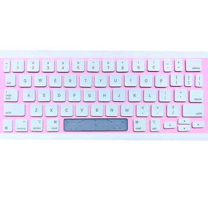 Replacement US Keyboard Full Set of Keycap Keys (No Hinge) and Tool Applicable for ipad Pro/Air 11/12.9/13 inch Magic Keyboard Key Cap (MKH-2 White)