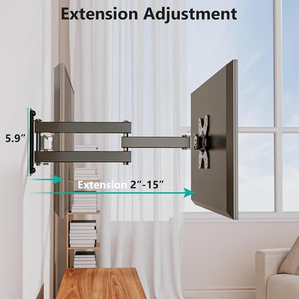 WALI TV Wall Mount for Most 13-32 Inch TVs Monitors (1330LM), Black