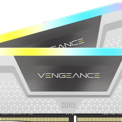 CORSAIR VENGEANCE RGB DDR5 RAM 32GB (2x16GB) Up to