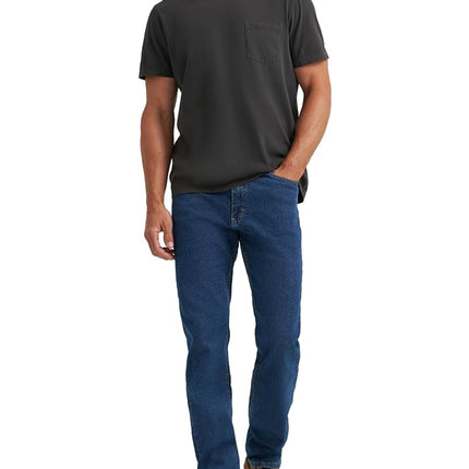 Wrangler Men's Regular Fit Comfort Flex Waist Jean, Blue, 38W x 30L