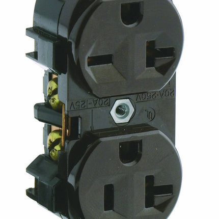 Leviton 5844 20 Amp, 125/250 Volt, Narrow Body Dup