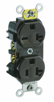 Leviton 5844 20 Amp, 125/250 Volt, Narrow Body Dup