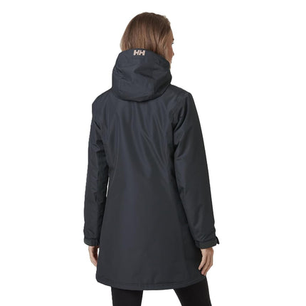Helly Hansen Women's W Long Belfast Winter Jacket, Ebony, L