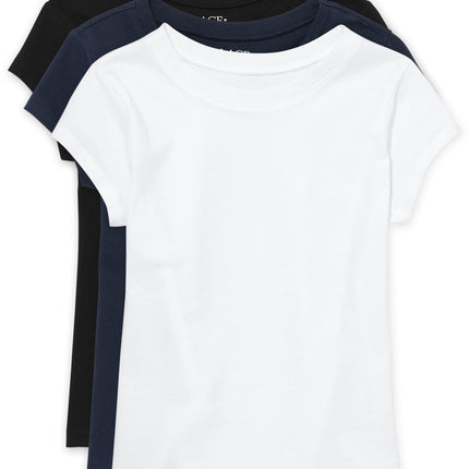 The Children's Place Girls' Short Sleeve Basic Lay