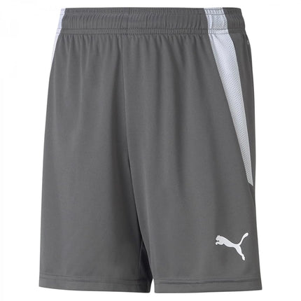 PUMA Kids' TeamLIGA Shorts, Smoked Pearl White, Sm