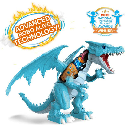 ZURU Robo Alive Ice Blasting Roaring Dragon Robotic Toy