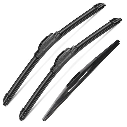 3 Wipers Set for Subaru Impreza 2008-2012, Windshi