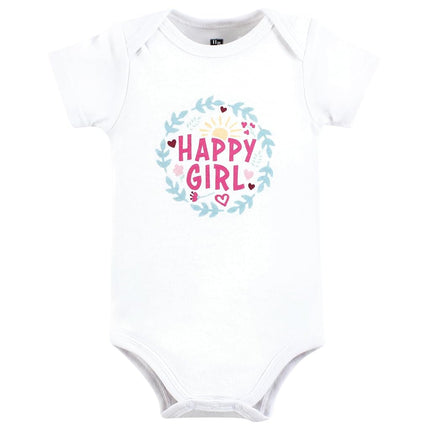 Hudson Baby Peleles de algodón unisex para bebé, corona de niña feliz, 18-24 meses, corona de niña feliz, 18-24 meses