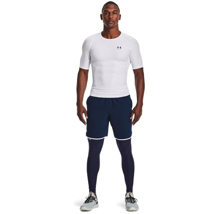 Under Armour mens Armour Heatgear Leggings , Midnight Navy (410)/Black , Medium Tall