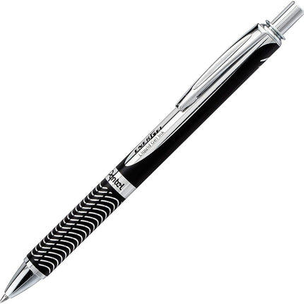 Bolígrafo de gel líquido Pentel EnerGel Alloy, línea mediana (0,7 mm), barriles surtidos