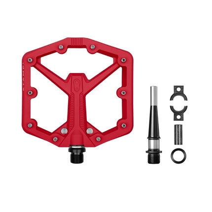 Crankbrothers Stamp 1 Version 2 MTB Pedal, Large Red