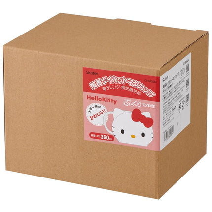Skater CHMGD4-A Hello Kitty Sanrio Ceramic Mug, 13.8 fl oz (390 ml), Die Cut