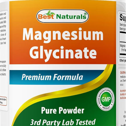 Best Naturals Magnesium Glycinate Powder - 1 Pound