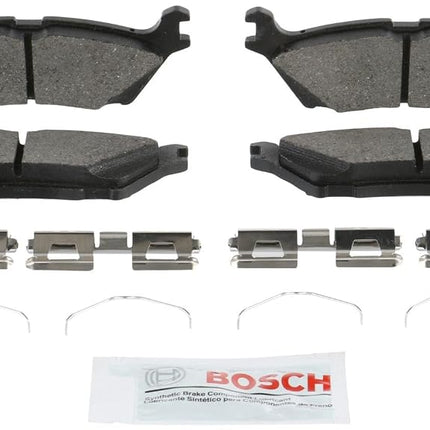 BOSCH BC2383 QuietCast Premium Ceramic Disc Brake Pad Set - Compatible with Select Ford Expedition, F-150; Lincoln Navigator; REAR
