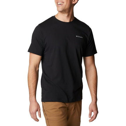 Columbia Men's Thistletown Hills Short Sleeve Hiking Shirt, Black, 5X Tall