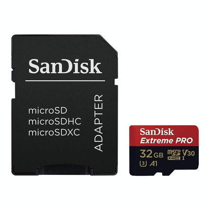 SanDisk Extreme Pro 32 GB microSDHC Memory Card + 