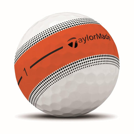 TaylorMade Golf Tour Reaction Stripe Multipack One Dozen