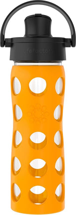 Lifefactory 16-Ounce Glass Water Bottle with Activ