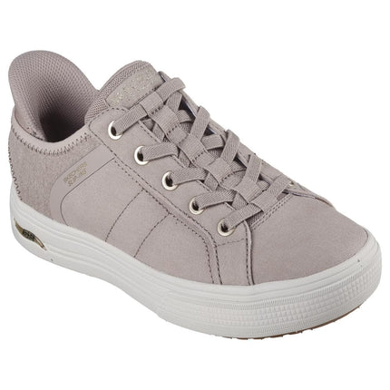 Skechers Women's Arch Fit Arcade Forever Cozy Sneaker, taupe, 39.5 EU