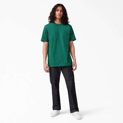 Dickies Men's Heavyweight Crew Neck Short Sleeve Tee T-Shirt, Green Heather, S