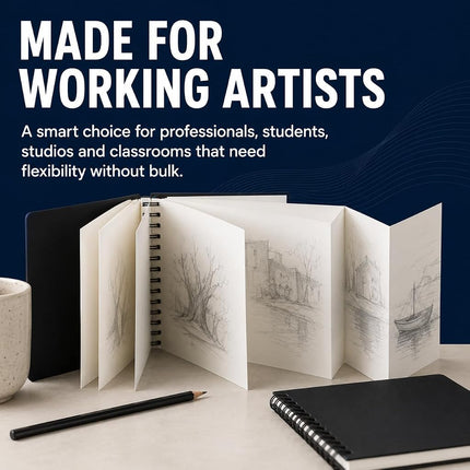 Seawhite A5 Octopus Sketchbook - Concertina