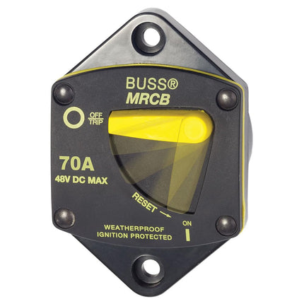 Blue Sea Systems 7041 187-Series Circuit Breaker, Panel Mount, 70A