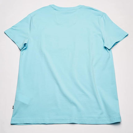 Nautica Men's Solid Crew Neck Short-Sleeve Pocket T-Shirt, Bright Aqua, XL