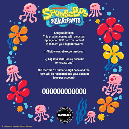 The Spongebob Movie: The Search for Squarepants Twin Bedding Set – 5 Piece Kids Super Soft Microfiber Reversible Comforter & Sheet Set - Roblox Reward Included (Officially Licensed Product) by Franco