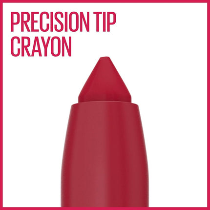 Maybelline Super Stay Ink Crayon Matte Longwear Lipstick Makeup, 125 Check Yourself, 0.04 oz