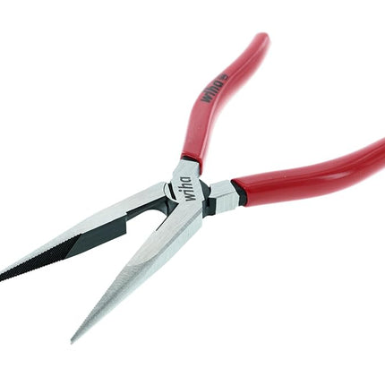 Wiha 32621 Long Nose Pliers With Cutters, 8-Inch