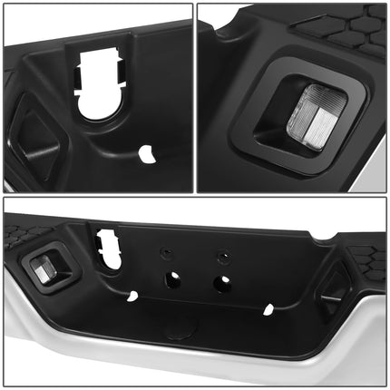 DNA MOTORING Rear Step Bumper Compatible With Ram 1500 2009-2010/Ram 1500 2011-2018/Ram 1500 Classic 2019-2023/With Sensor Hole,without Dual Exhaust Cutouts, CH1103122, RBUM-ST-DR09-06-CH