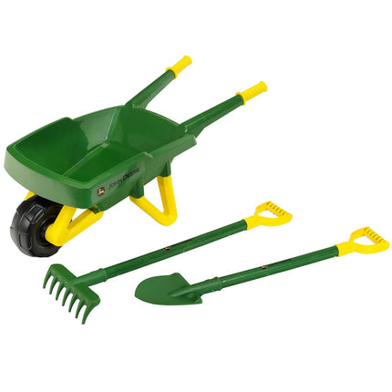 John Deere Kids Wheelbarrow Set, 78 cm Length