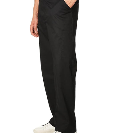 WonderWink Men's Wonderwork Cargo Pant, Black, Medium