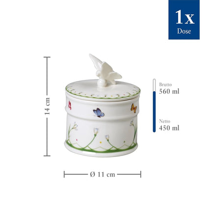 Villeroy & Boch Small Bowl, Hard Porcelain, White, 14 cm, Snowdrops