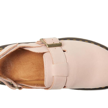 Dr. Martens George II - Leather Mules for Men, Powder Pink, 29.5 cm