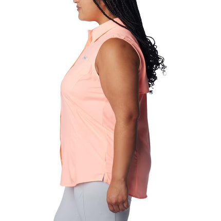 Columbia Women's Tamiami™ Women's Sleeveless Shirt, Tiki Pink, X-Small