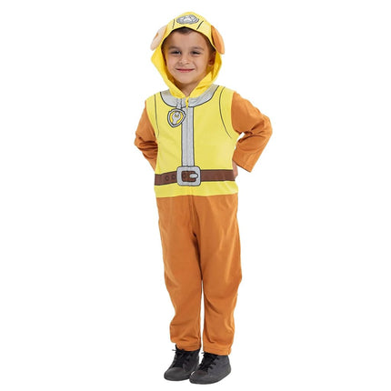 Paw Patrol Rubble Toddler Boys Coverall Yellow 3T