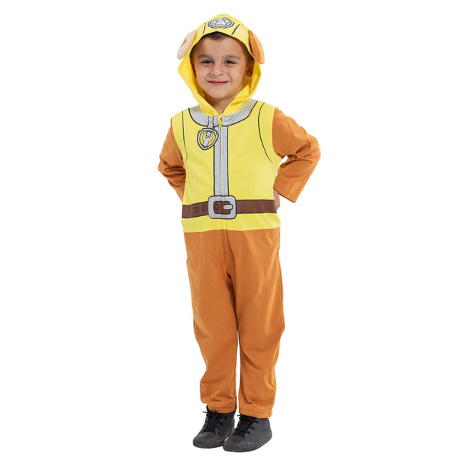 Pat' Patrouille Rubble Combinaison Cosplay Zippée Enfant Garçon Fille 7-8 Ans