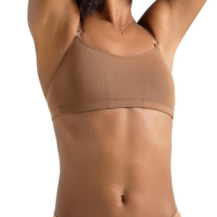 Capezio Women's Camisole Bra w/BraTek - Size X-Small, Mocha