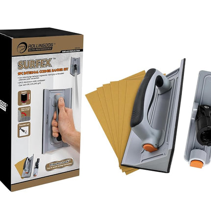 ROLLINGDOG Corner Sander,Drywall Sander with 6PC O