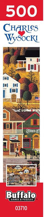 Buffalo Games - Charles Wysocki - Hawk River Hallow - 500 Piece Jigsaw Puzzle Colorful Puzzle for Adults – Precision-Cut Pieces, Beautiful Artwork, and Hours of Relaxing Fun