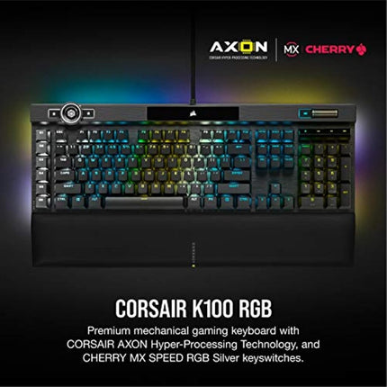 Corsair K100 RGB USB Black Mechanical Keyboard US English