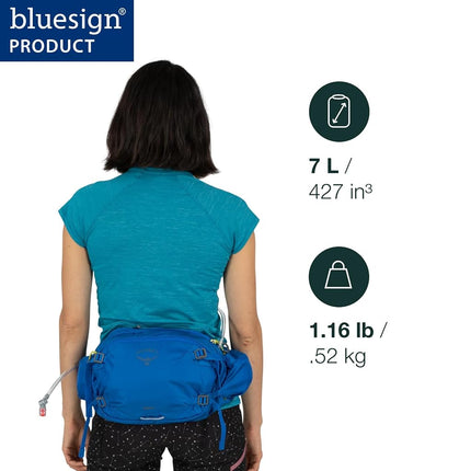 Sac banane de cyclisme unisexe Osprey Seral 7L avec réservoir Hydraulics, noir