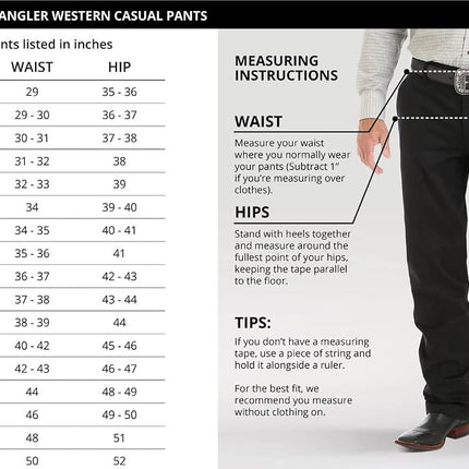 Wrangler Men's Riata Pleated Relaxed Fit Casual Pant, Black, 40W x 30L