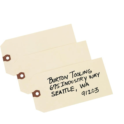 Avery Manila "G" Shipping Tags, Unstrung, Pack of 1000, 6.25 x 3.125 Inches (12308)
