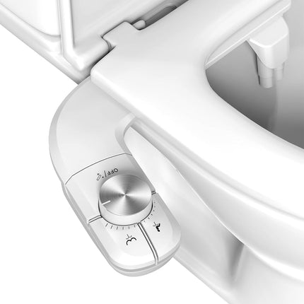 Non-Electric Bidet Attachment, Self-Clean Dual Noz