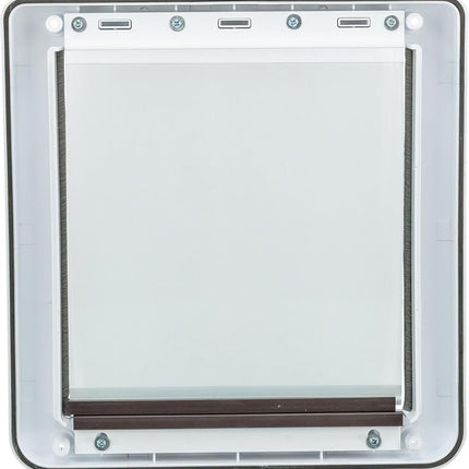 Trixie Pet Products 2-Way Locking Dog Door, Small to Medium Dogs, White
